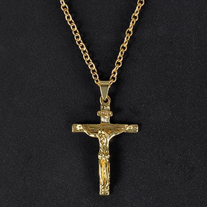 Colar cristão com crucifixo
