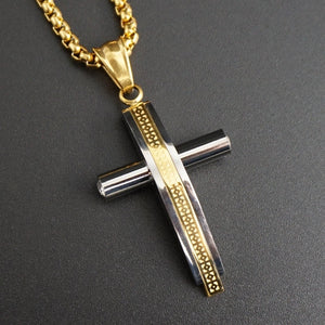 Corrente com Crucifixo - Banhado a Ouro 18k e/ou Prata 925