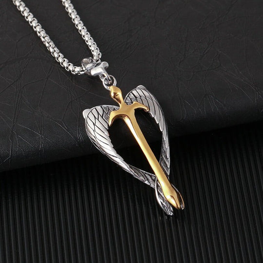 Corrente com Pingente - Asas de Anjo